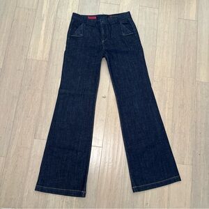 Adriano Goldschmied AG VTG Y2K Bergman Denim Sailor Trouser Jeans Dark Wide 28